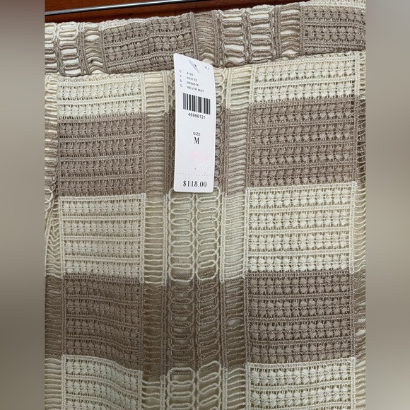 NWT ANTHROPOLOGIE Openwork Pencil Skirt M - Picture 4 of 7